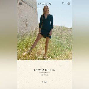 COMO DRESS -- NAVY / M